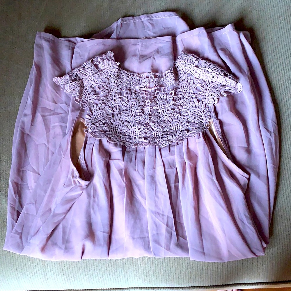 Flowy Lace Cupshe dress